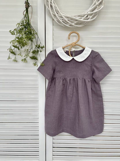 Girls Peter Pan collar dress