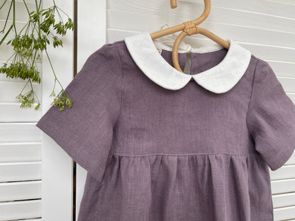 Girls Peter Pan collar dress