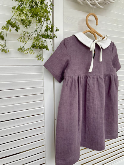 Girls Peter Pan collar dress