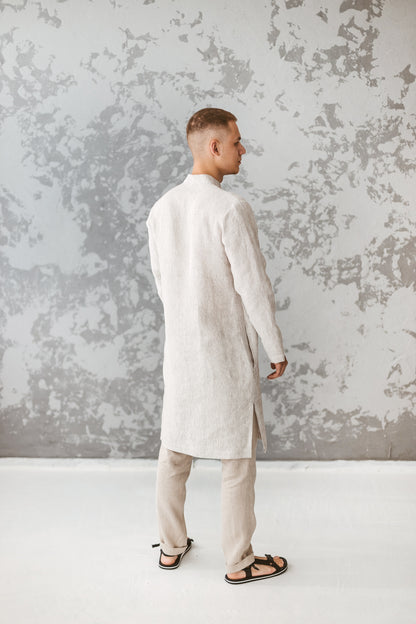 Linen Tunic Shirt for Men