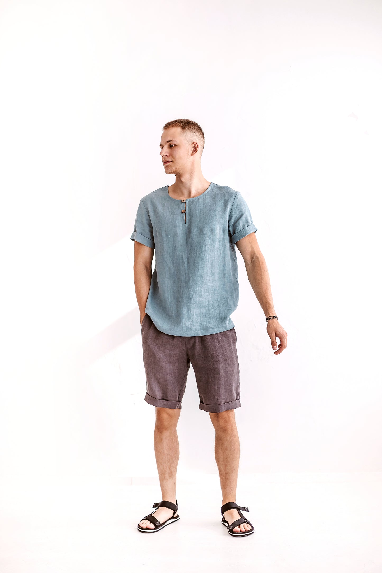 Men's Linen Shorts