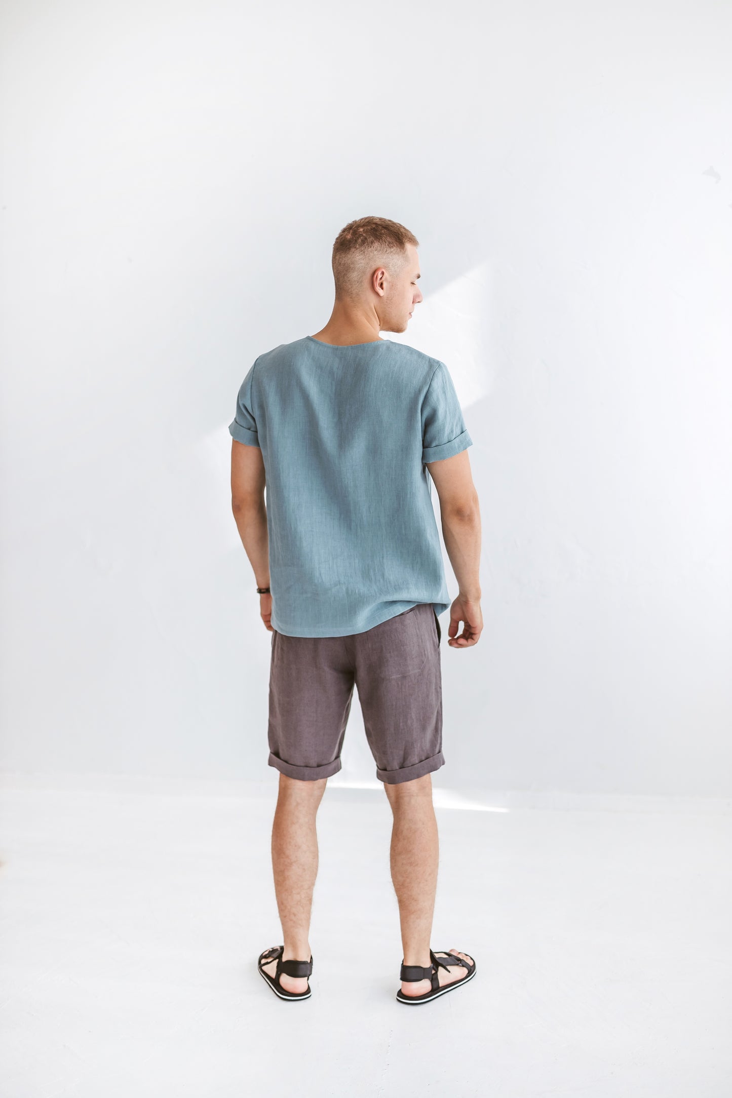 Men's Linen Shorts