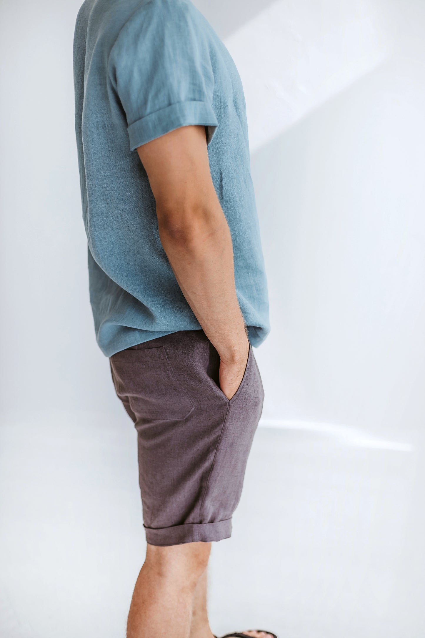 Men's Linen Shorts