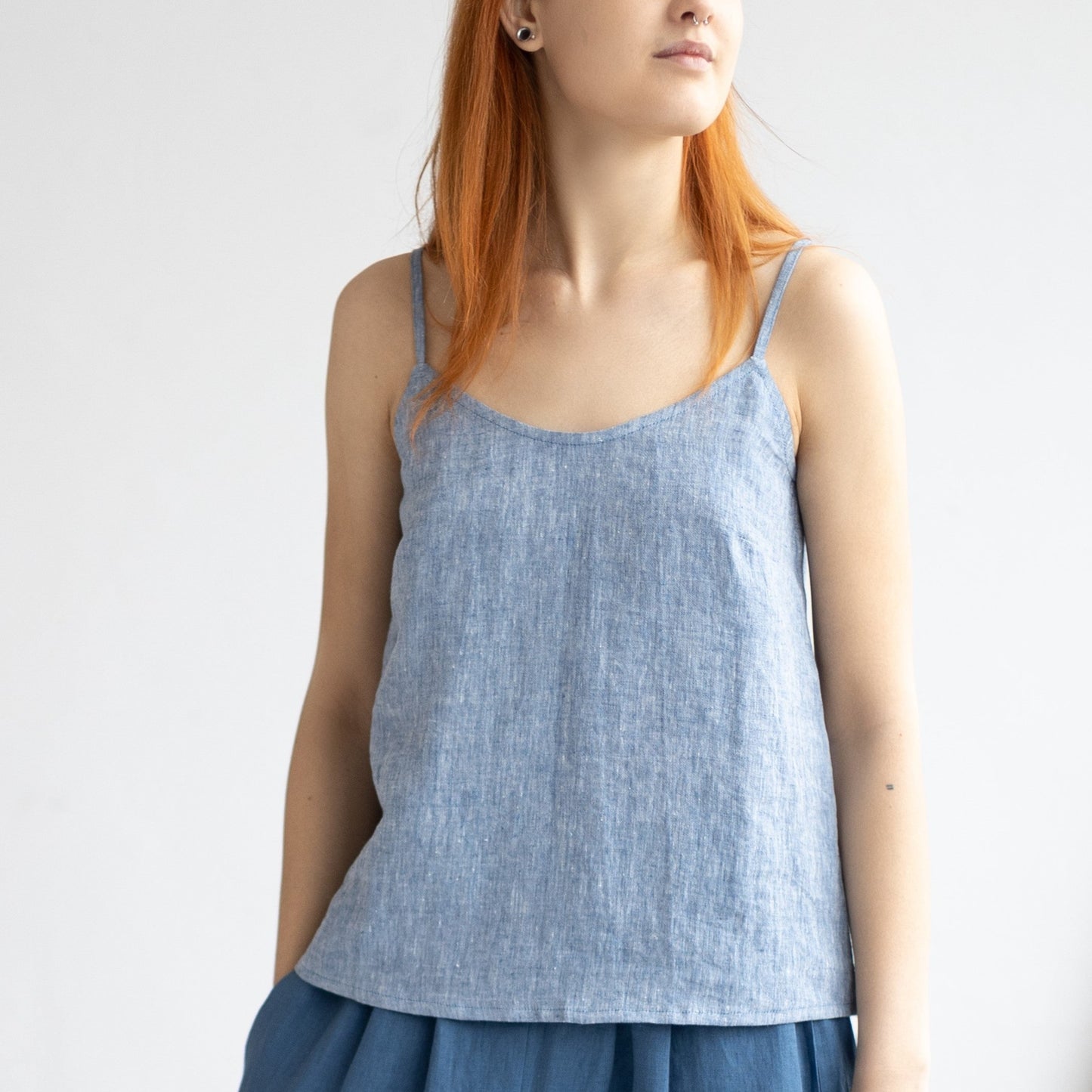 Soft Linen Slip Top