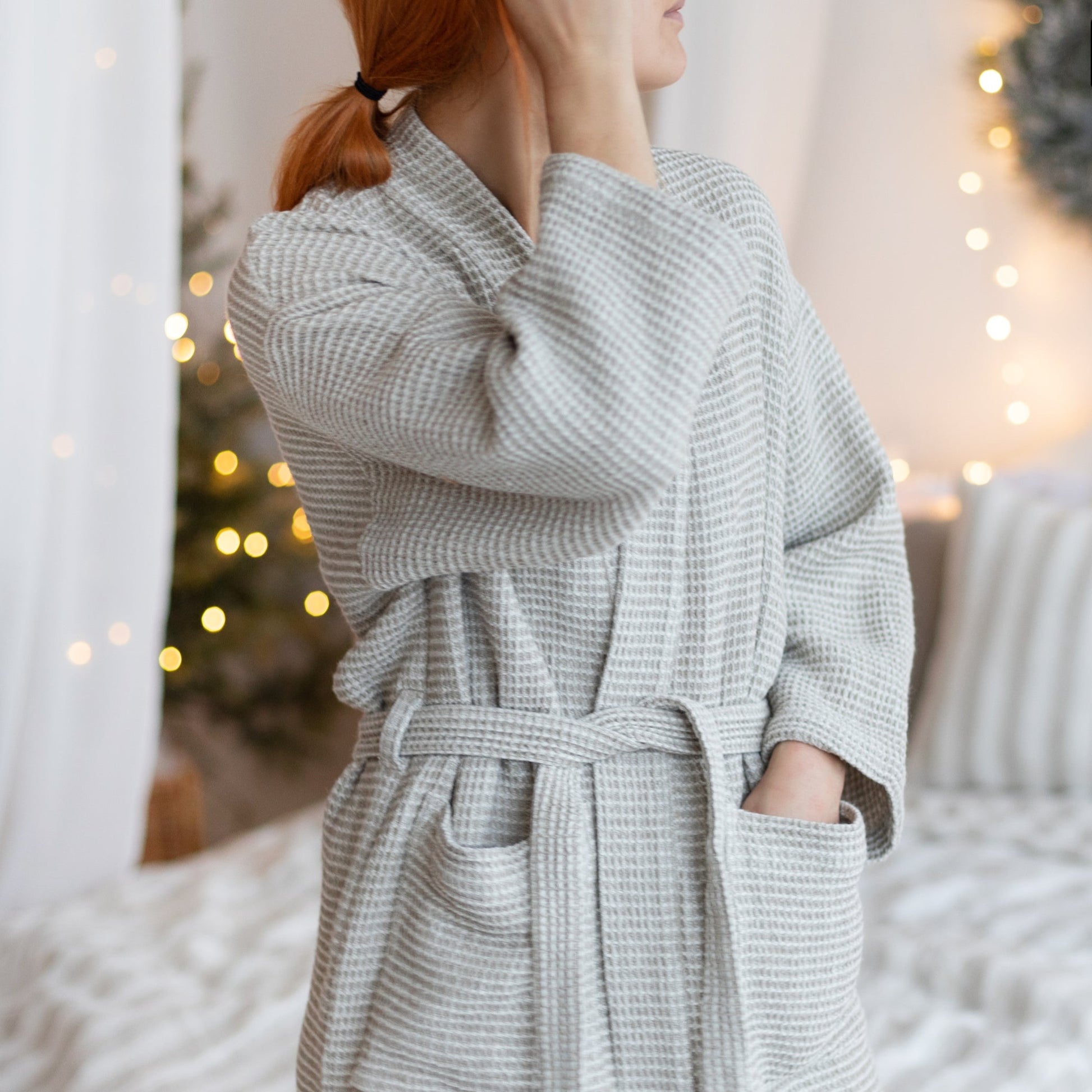 Sauna bathrobe