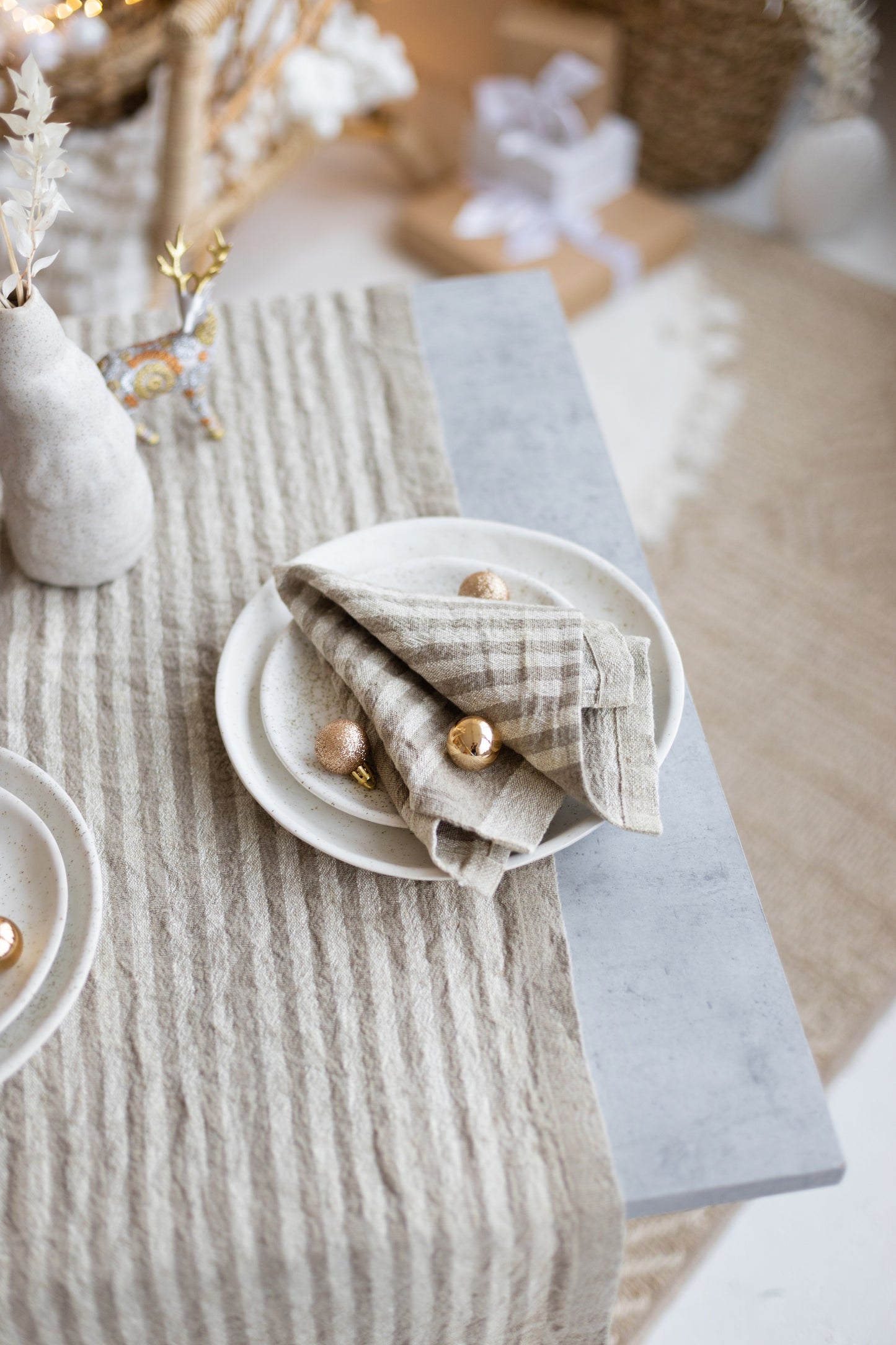 rustic table runner