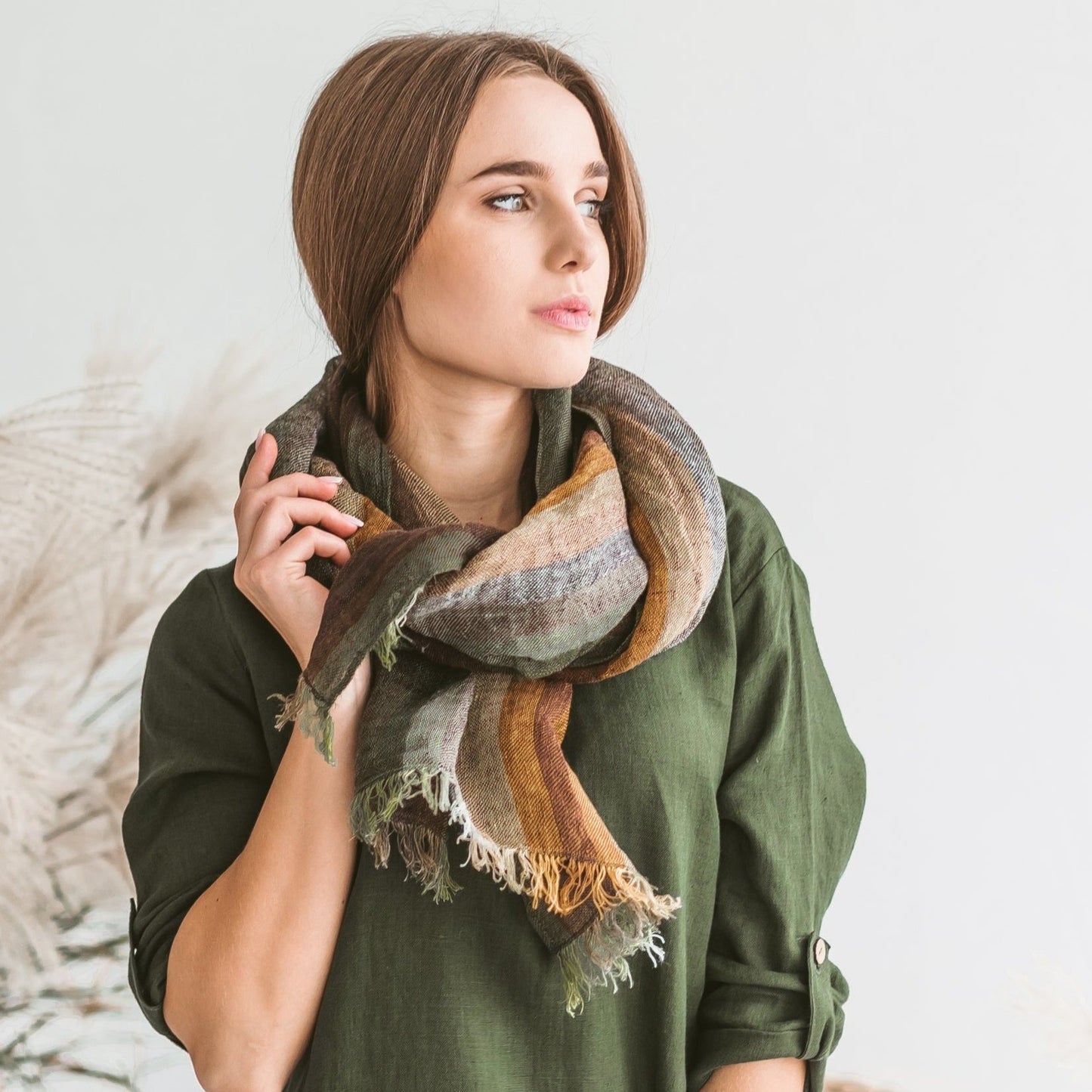 Earthy tones scarf